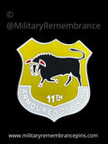 11th Armoured Division (United Kingdom) Shield Lapel Pin