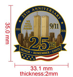 9/11 - 25 Year Anniversary Lapel Pin