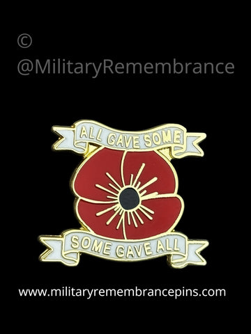 Some Gave All Remembrance Lapel Pin