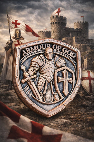 Knights Templar Armour Of God Lapel Pin