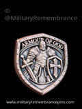 Knights Templar Armour Of God Lapel Pin