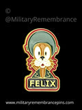 Felix The Cat EOD Mascot Lapel Pin
