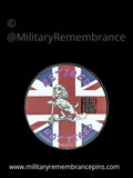 Hero Paws - Spaniel 'Retired Not Tired' Charity Support Lapel Pin