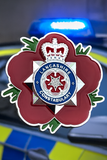 Lancashire Constabulary Police Remembrance Lapel Pin