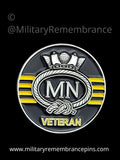 Merchant Navy MN Master Veteran Lapel Pin