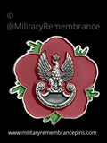 Polish Land Army (Poland) Remembrance Flower Lapel Pin