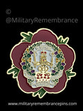 Queen Victoria School QVS  Remembrance Flower Lapel Pin