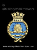 Royal Naval Auxiliary Service RNXS Crest Lapel Pin