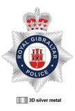 Royal Gibraltar Police Service QC Remembrance Flower Lapel Pin