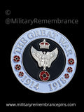 The Great War 1914-1918 Angel Soldier Round Lapel Pin