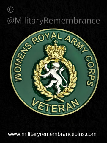 Women's Royal Army Corps Veteran Lapel Pin