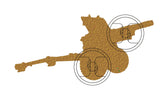 L5 105mm Pack Howitzer Lapel Pin