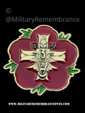 3rd Carpathian Rifle Division (Poland) Remembrance Flower Lapel Pin