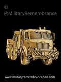 AEC Militant Wrecker REME Vehicle Lapel Pin