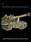 AS90 Self Propelled Artillery L131 Lapel Pin
