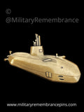 Astute Class Submarine Lapel Pin