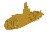 Astute Class Submarine Lapel Pin