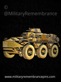 Avro Saracen FV603 Armoured Personnel Carrier APC Lapel Pin