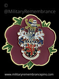 Devon & Cornwall Police Remembrance Flower Lapel Pin