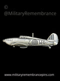 Hawker Hurricane Aircraft Lapel Pin
