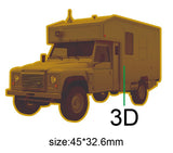 Land Rover Defender 130 Ambulance Vehicle Lapel Pin