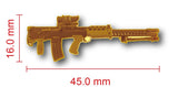 Light Support Weapon LSW Rifle Lapel Pin