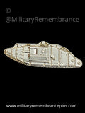 Mk IV Tank Lapel Pin Gold (MKIV)
