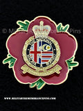National Malaya & Borneo Veterans Association Remembrance Flower Lapel Pin