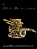Ordnance QF 25-pounder Artillery Lapel Pin