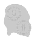 Royal Corps of Signals Soldier Silhouette Lapel Pin