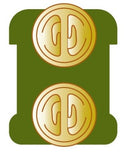 Drummer Musician Band Trade Patch Lapel Pin