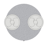 Security Contractor Ukraine Round Lapel Pin