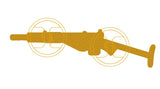 Sten Gun Sub Machine Gun Lapel Pin