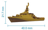 River Class Offshore Patrol Vessel Royal Navy Lapel Pin