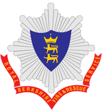 Royal Berkshire Fire & Rescue Service Remembrance Flower Lapel Pin