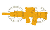 SA80 5.56mm British Army Assault Rifle Lapel Pin