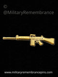 SLR Self Loading Rifle 7.62mm Rifle Lapel Pin