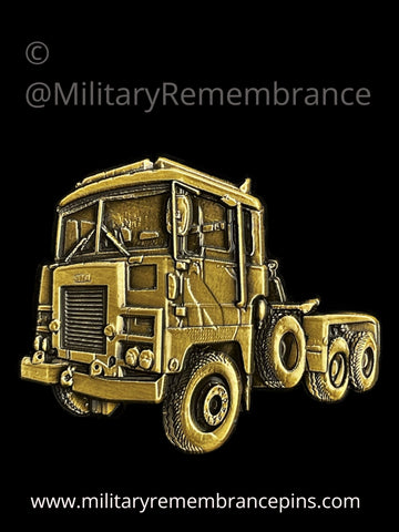 Scammell Crusader Tank Transporter Tractor Unit Lapel Pin