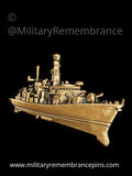 Type 23 Duke Class Frigate Royal Navy Ship Lapel Pin