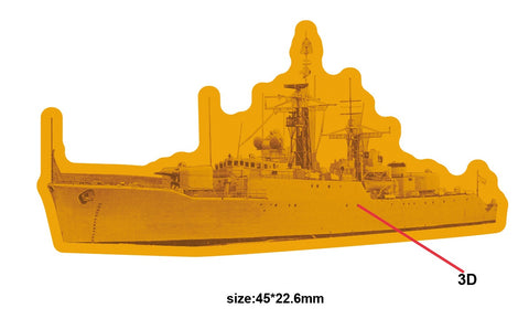 Leopard Class Frigate Type 41 Royal Navy Ship Lapel Pin