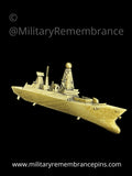 Type 45 Destroyer Royal Navy Ship Lapel Pin